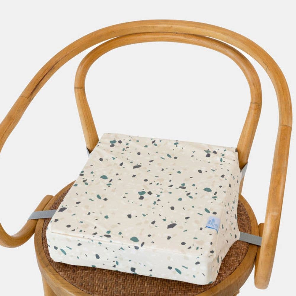 Nibble and Rest Toddler Booster Seat – Easy Clean Wipeable Fabric, Portable Kids Dining Chair Booster