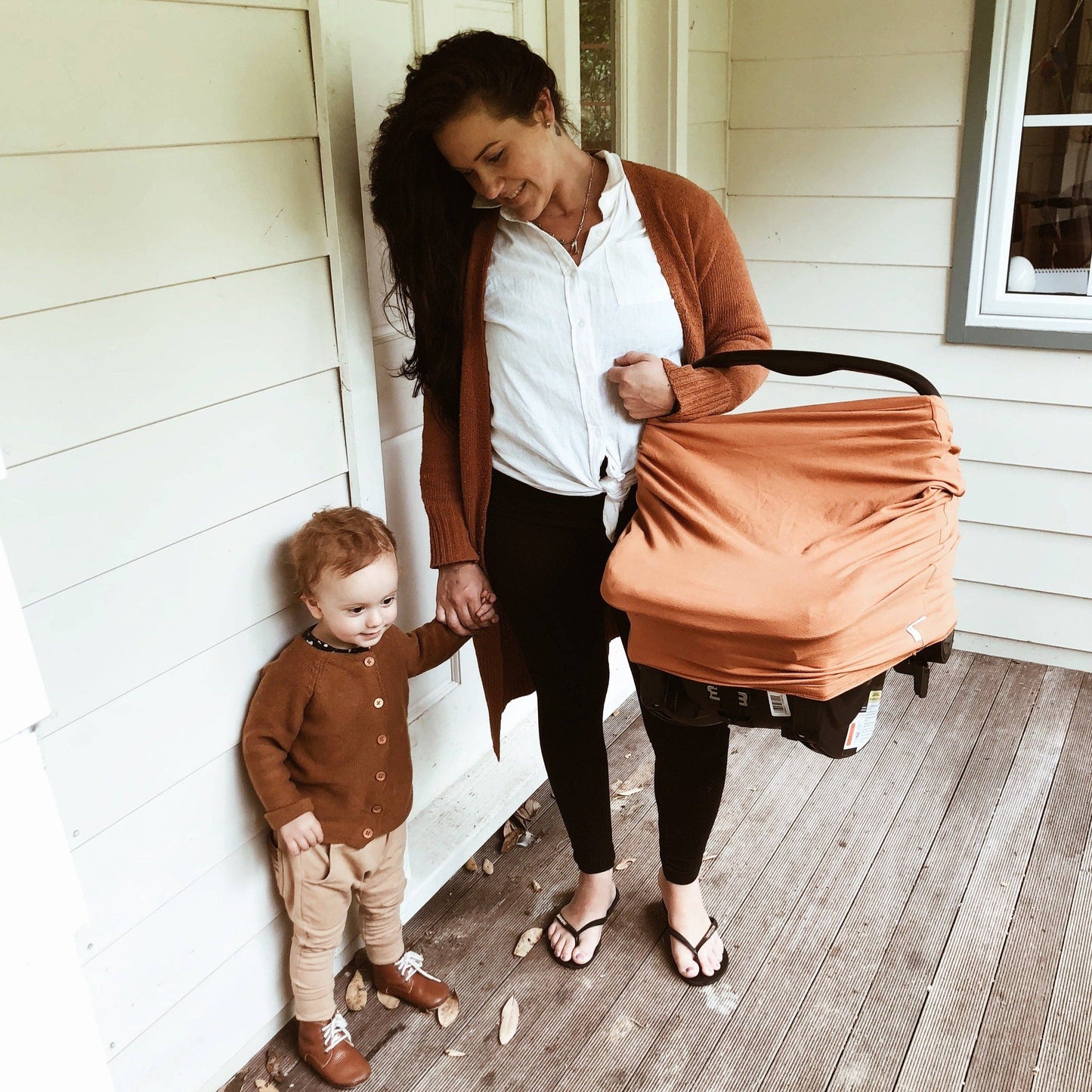 Multi-Use Nursing & Breastfeeding Cover - Savannah Rust