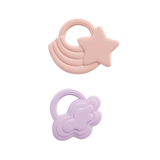 2 Pack Silicone Teether