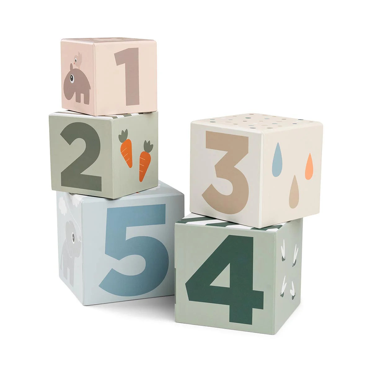 Stacking Cub Stacking Cubes 5pc – Baby Buzz Tamworth