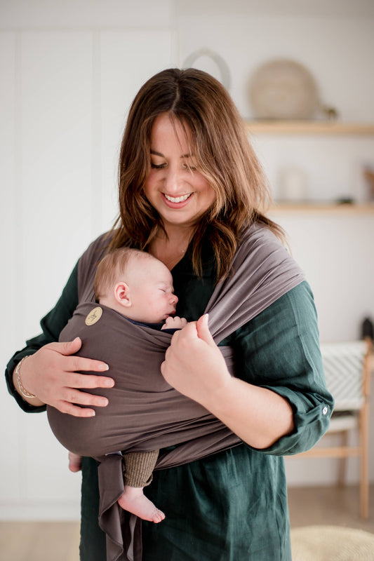 Baby Wrap Carrier - Charcoal
