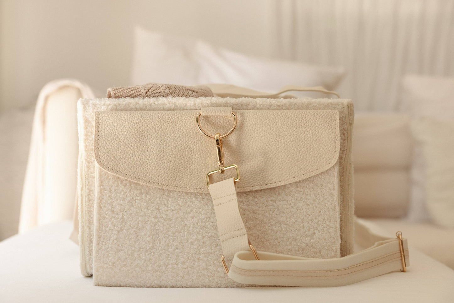 XL Teddy Nappy Caddy - Snow