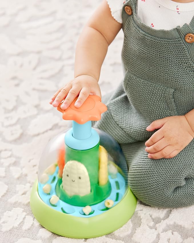 Skip Hop Baby's Farmstand Push and Spin Toy