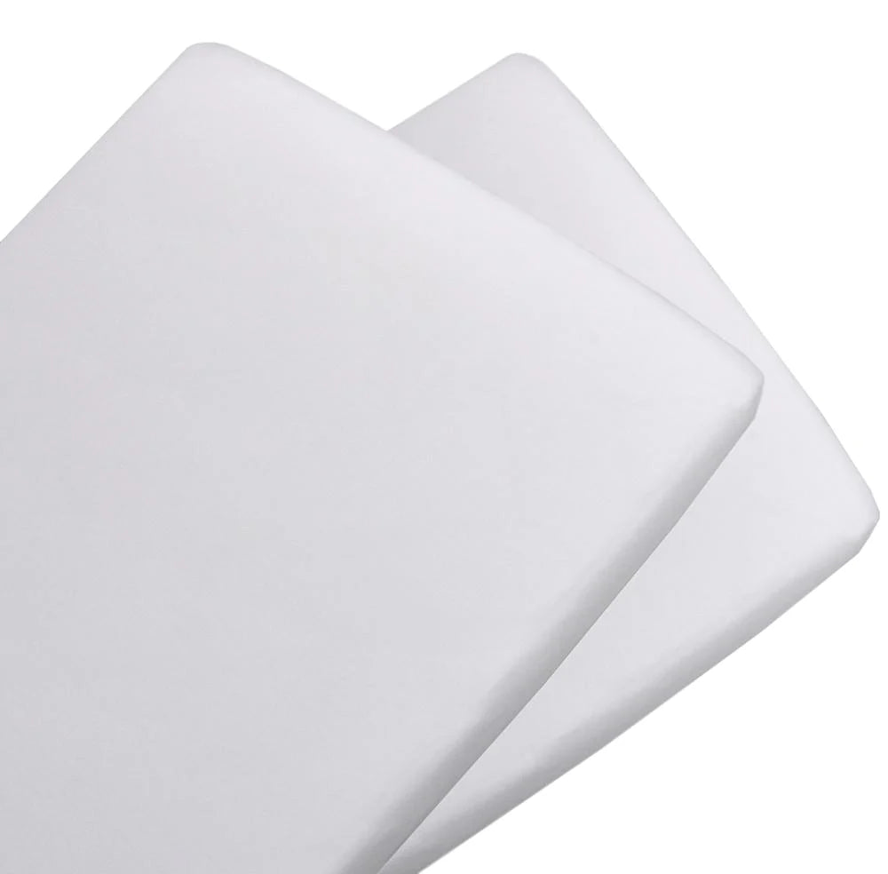 2 Pack Jersey Bassinet Fitted Sheet