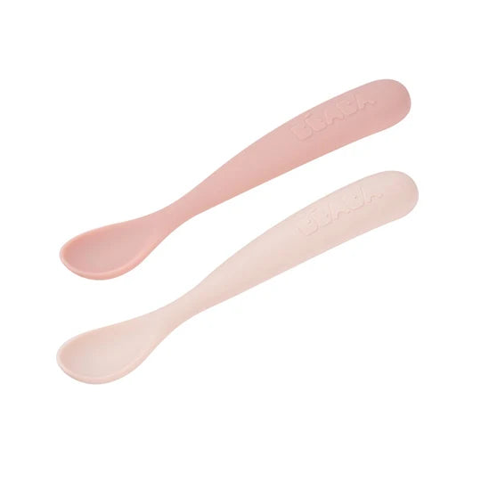Beaba 1st Stage Silicone Spoons 2 Pack