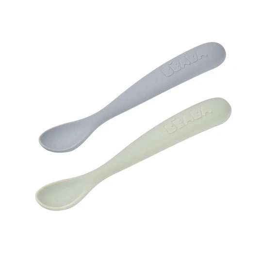 Beaba 1st Stage Silicone Spoons 2 Pack