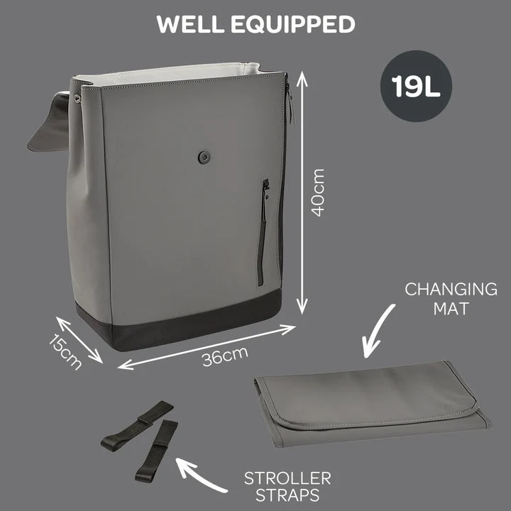 Beaba Oslo Changing Backpack - Clay