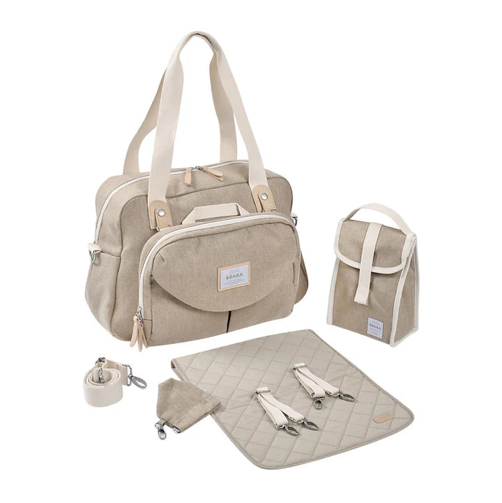 Beaba Geneva II Nappy Bag - Eco Clay