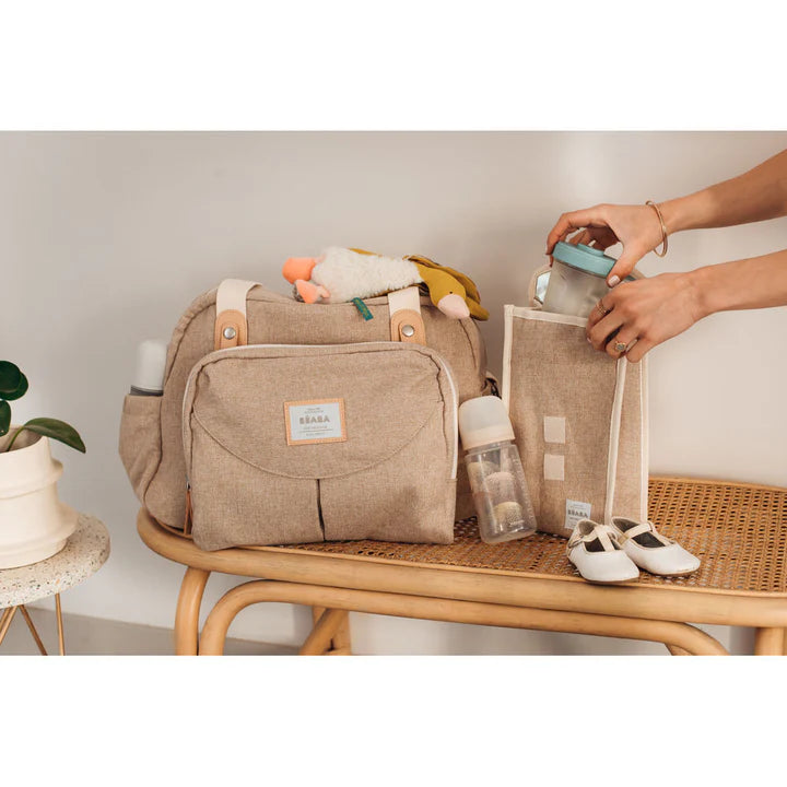 Beaba Geneva II Nappy Bag - Eco Clay