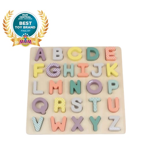 Bubble Wooden Alphabet Puzzle