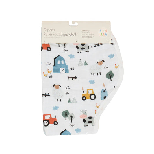 Reversable burp Cloth