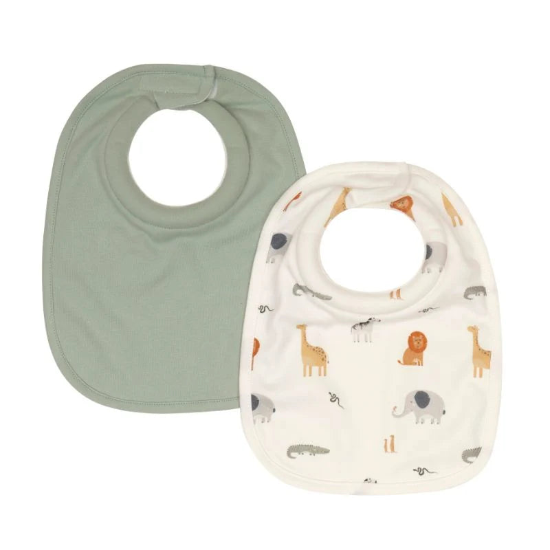 Roll Neck Bibs 2pk