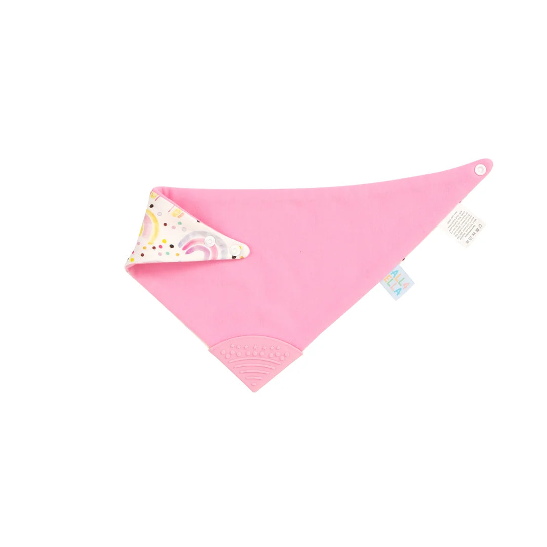 Reversible teether bib
