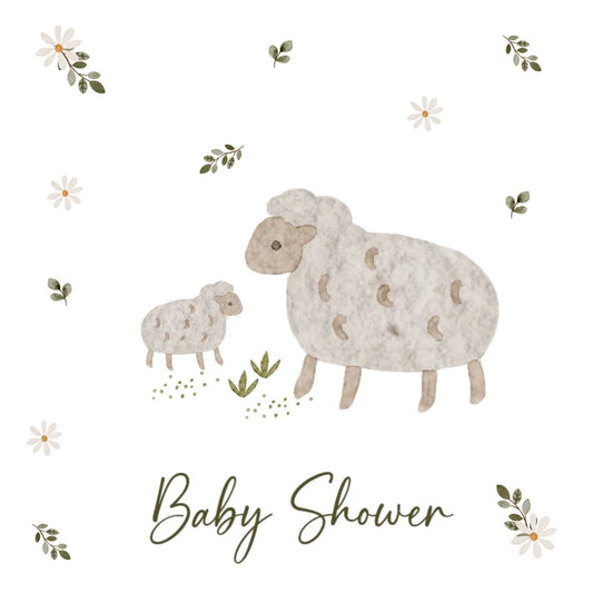 Greeting Card - Baby Shower Lamb