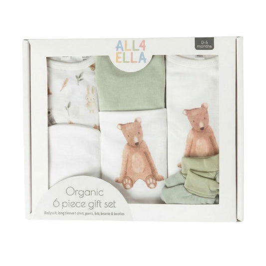 Organic cotton Clothing set 6pcs - Forest Friends