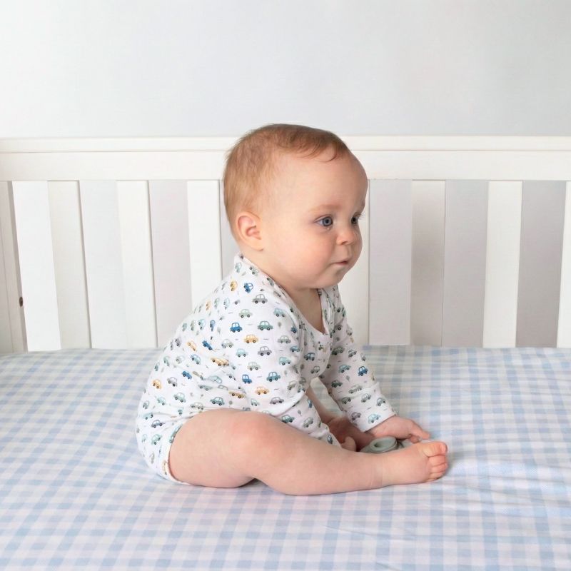 Organic cotton Clothing set 6pcs - Blue Car
