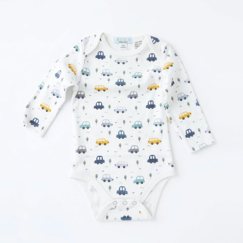 Organic cotton Clothing set 6pcs - Blue Car