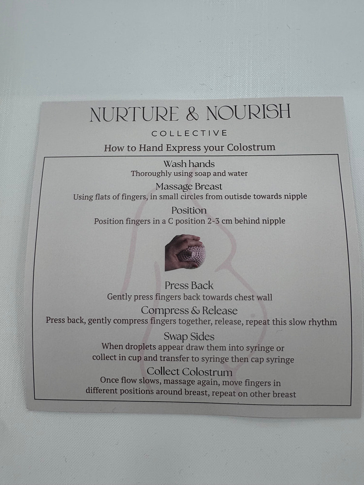 Colostrum Collection Pack by Ashleigh Foy the Midwife
