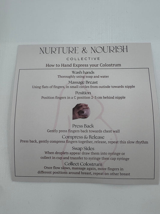 Colostrum Collection Pack by Ashleigh Foy the Midwife