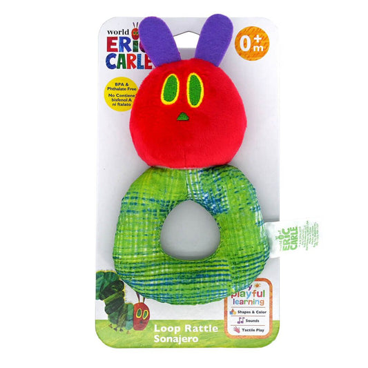THE VERY HUNGRY CATERPILLAR FABRIC LOOP RATTLE