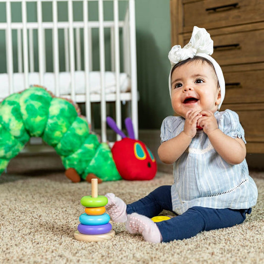 THE VERY HUNGRY CATERPILLAR WOODEN RAINBOW STACKER