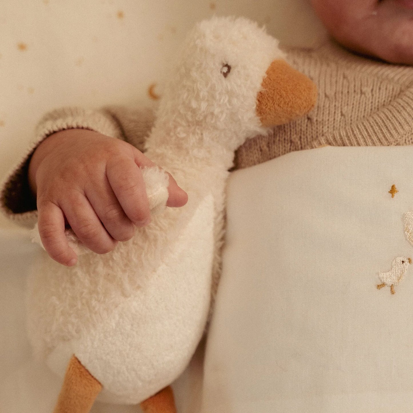 Cuddle Baby Goose 17cm - Newborn Naturals