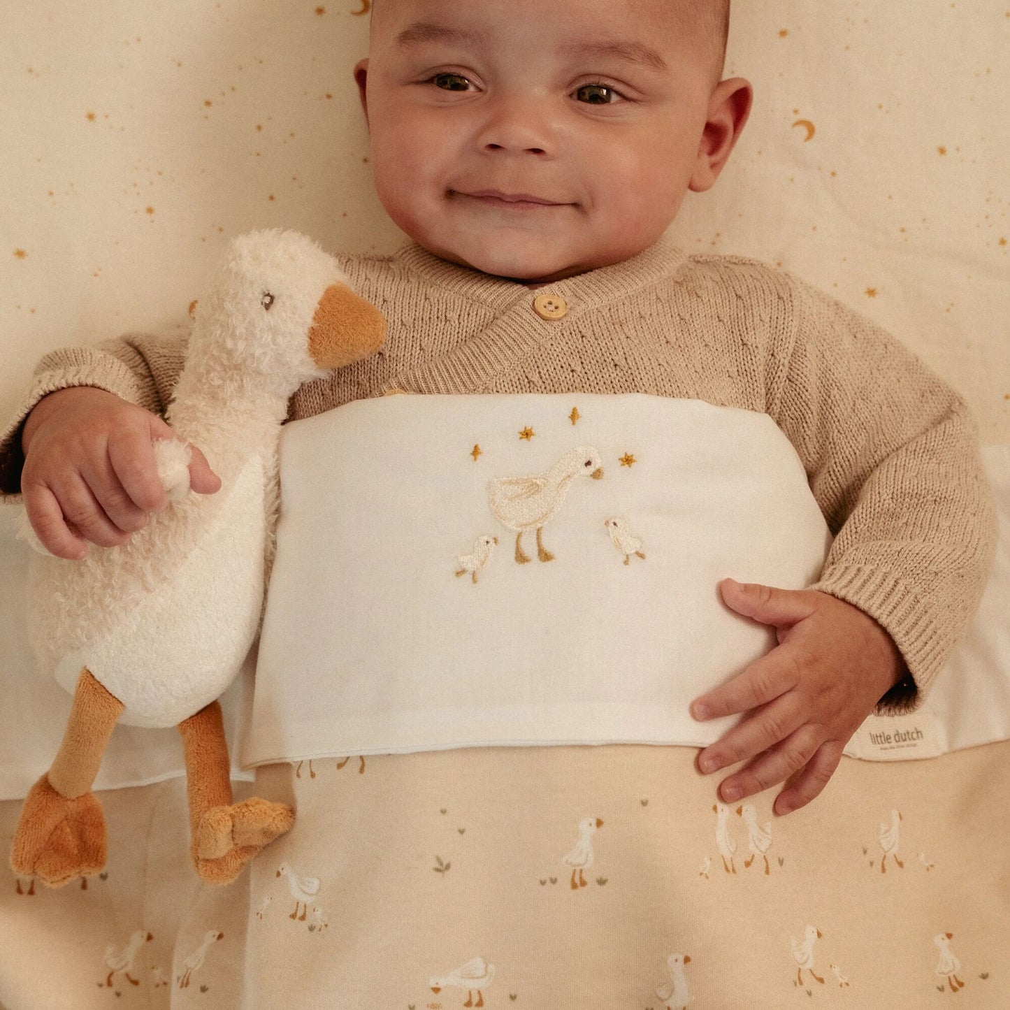 Cuddle Baby Goose 17cm - Newborn Naturals