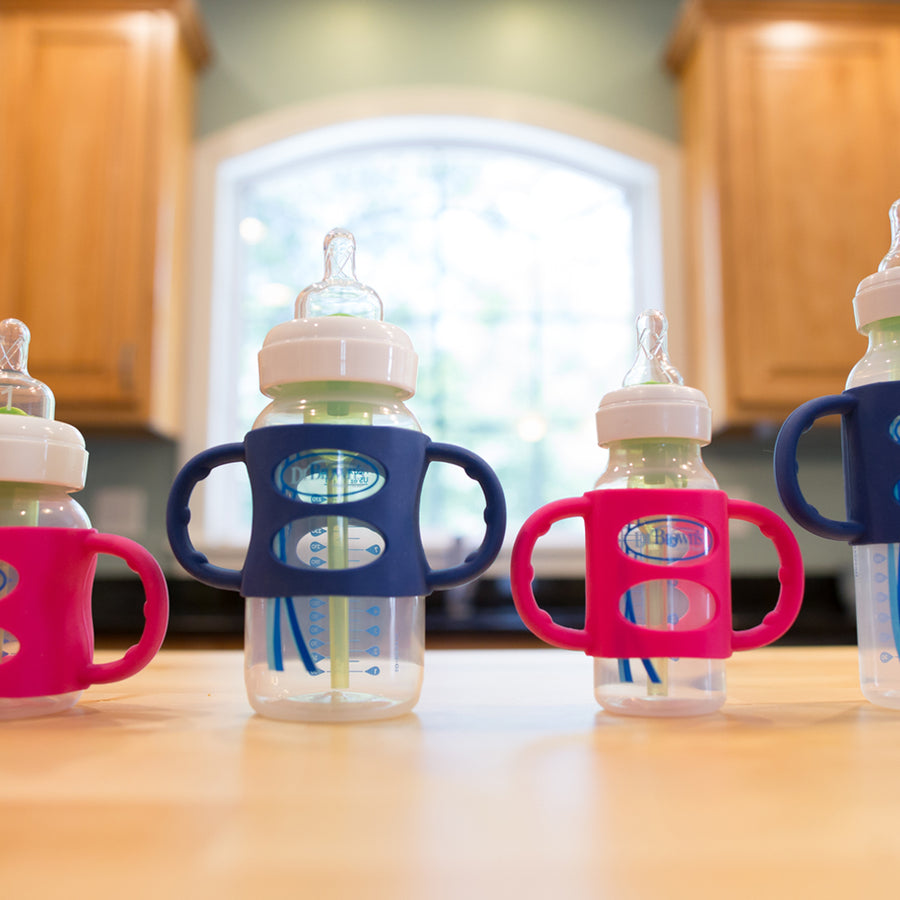 DR Browns Narrow Neck Silicone Handles For Feeding Bottle