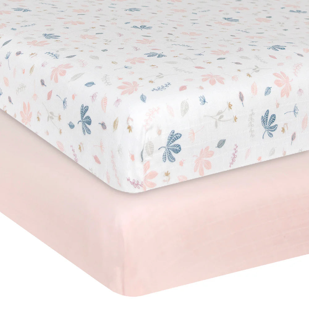 2 Pack Jersey Bassinet Fitted Sheet