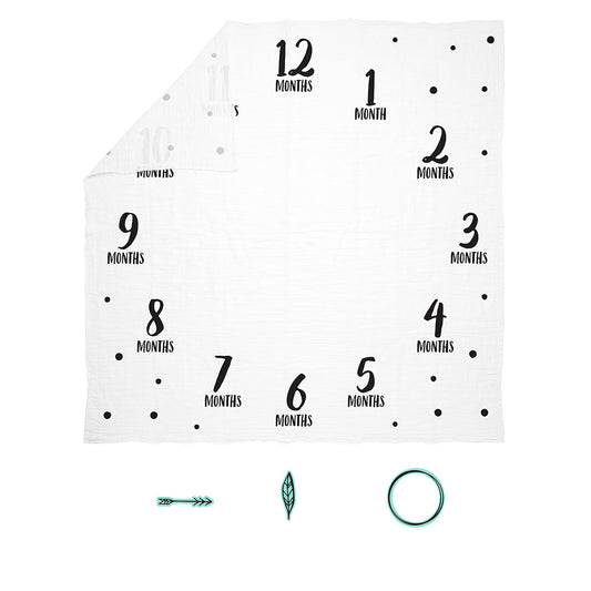 Pearhead Watch Me Grow Photo Blanket