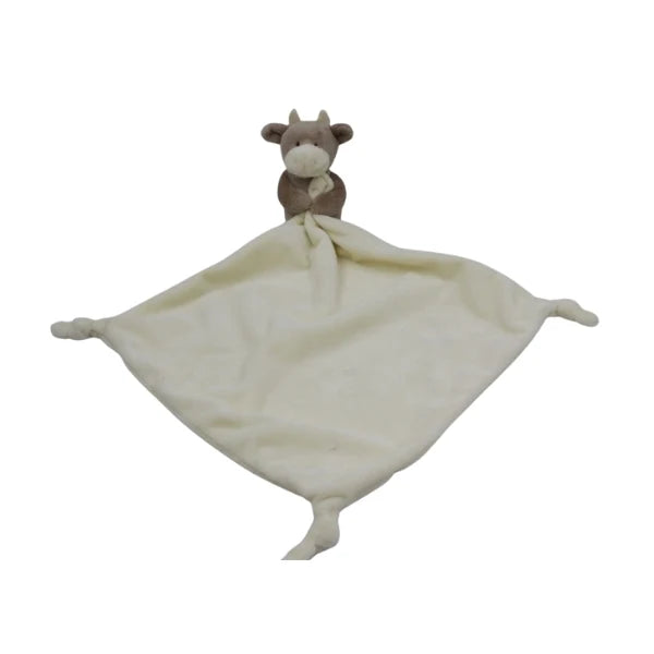 Charlie the Cow Mini Toy & Comfort Blanket