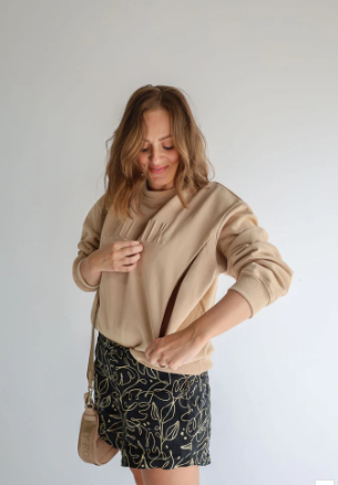 Goldmiilk CARAMEL BREASTFEEDING JUMPER