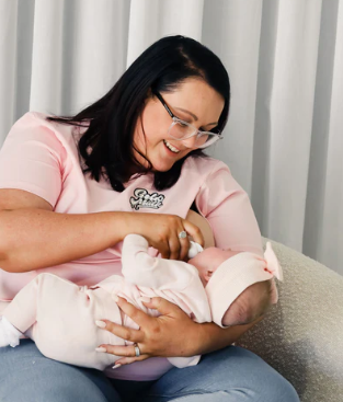 Goldmillk Strawberry Milk Breastfeeding Tee
