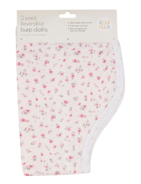 Organic burp cloth 2pk