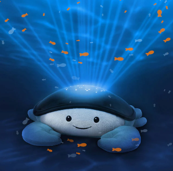 ZAZU Bedtime Projector - Cody The Crab With Ocean Projections