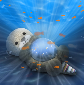 ZAZU Bedtime Projector - Otto The Otter With Ocean Projections