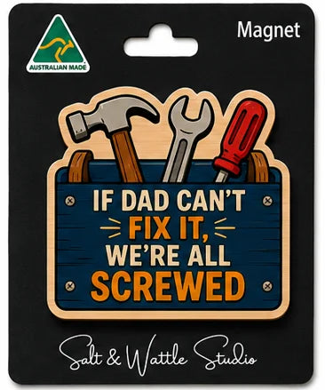 Australian Made Wooden Fridge Magnet