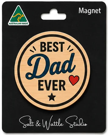 Australian Made Wooden Fridge Magnet