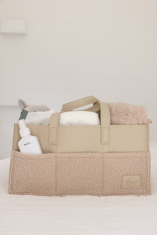 Nappy Caddy- Luxe Range- Nude