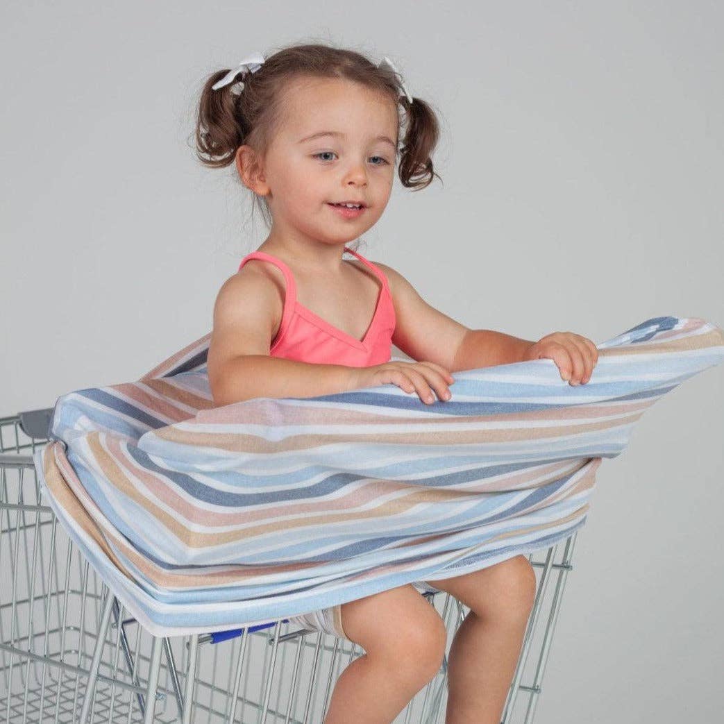 Multi-Use Nursing & Breastfeeding Cover - Retro Stripes