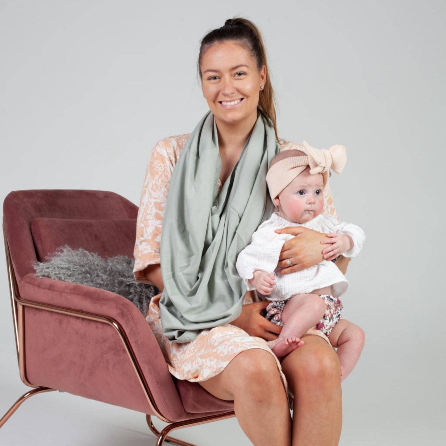 Multi-Use Nursing & Breastfeeding Cover - Sage Green