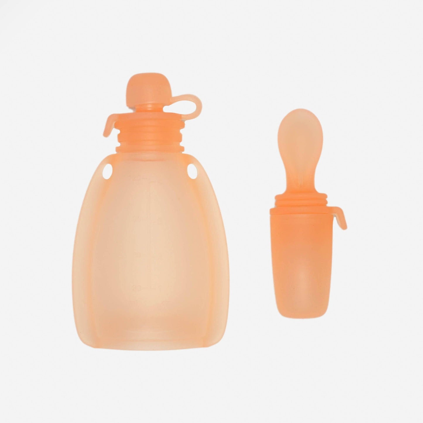 Reusable yoghurt and puree LFGB Silicone Pouch