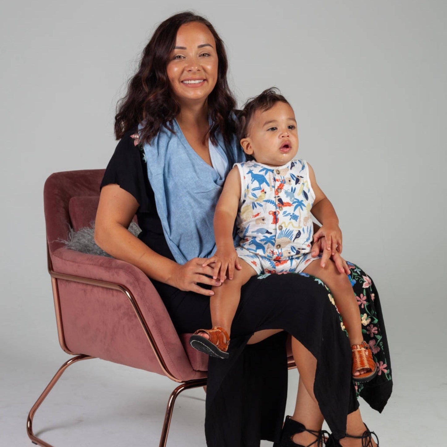 Multi-Use Nursing & Breastfeeding Cover - Sea Blue Denim