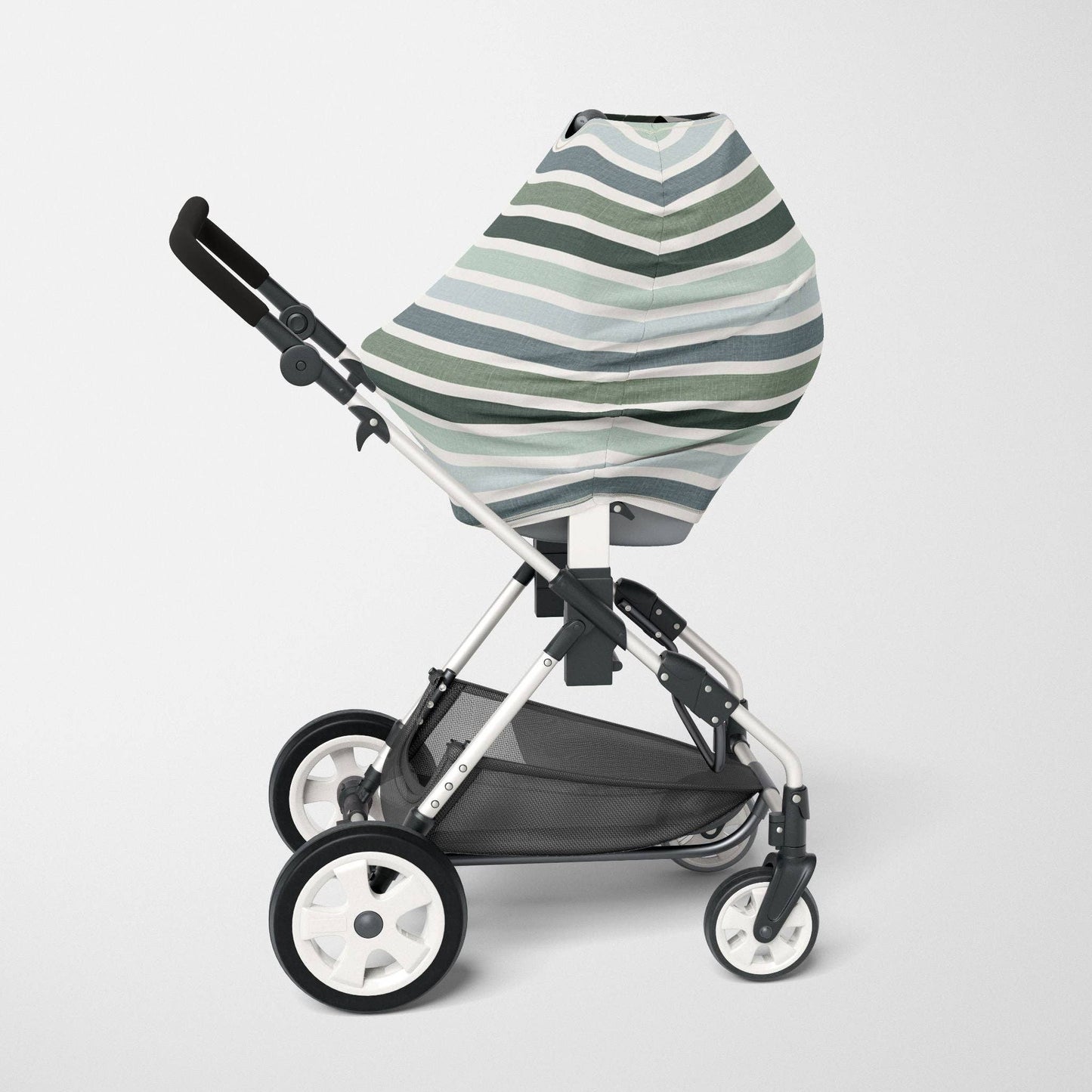 Multi-Use Nursing & Breastfeeding Cover - Green Stripes