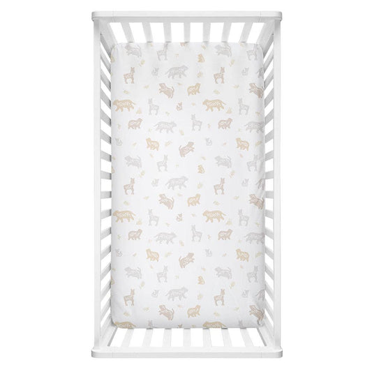 Cot Fitted Sheet - Bosco Bear