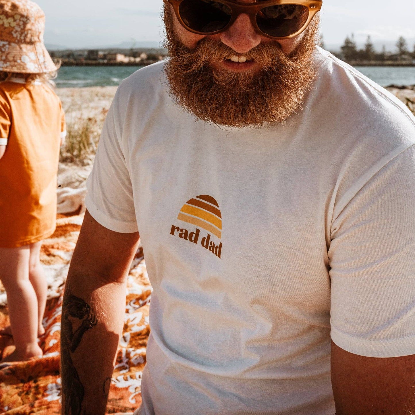 Rad Dad Classic Tee Organic Cotton - Natural