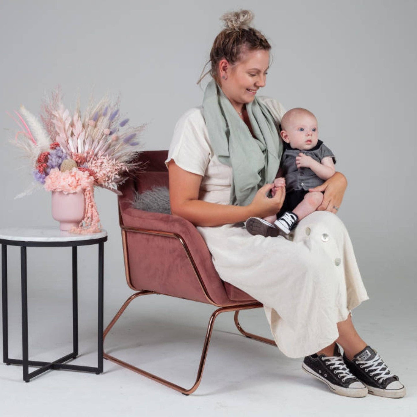 Multi-Use Nursing & Breastfeeding Cover - Sage Green