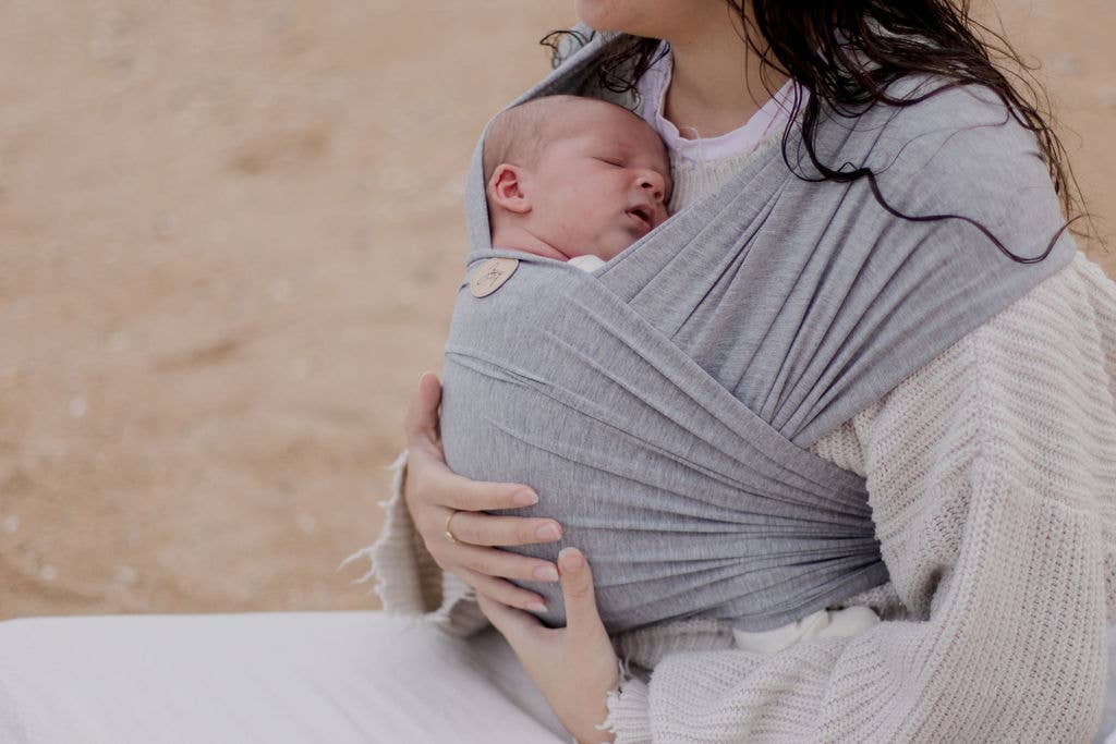 Baby Wrap Carrier - Grey