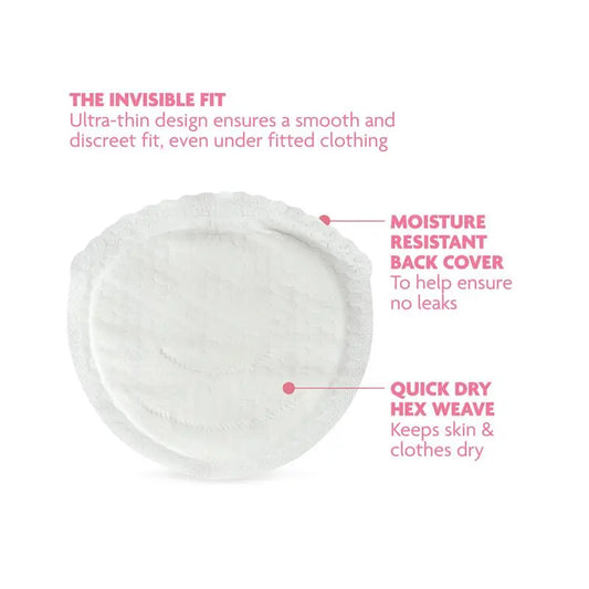 Ultra Thin Bamboo Nursing Pad 40 Pack