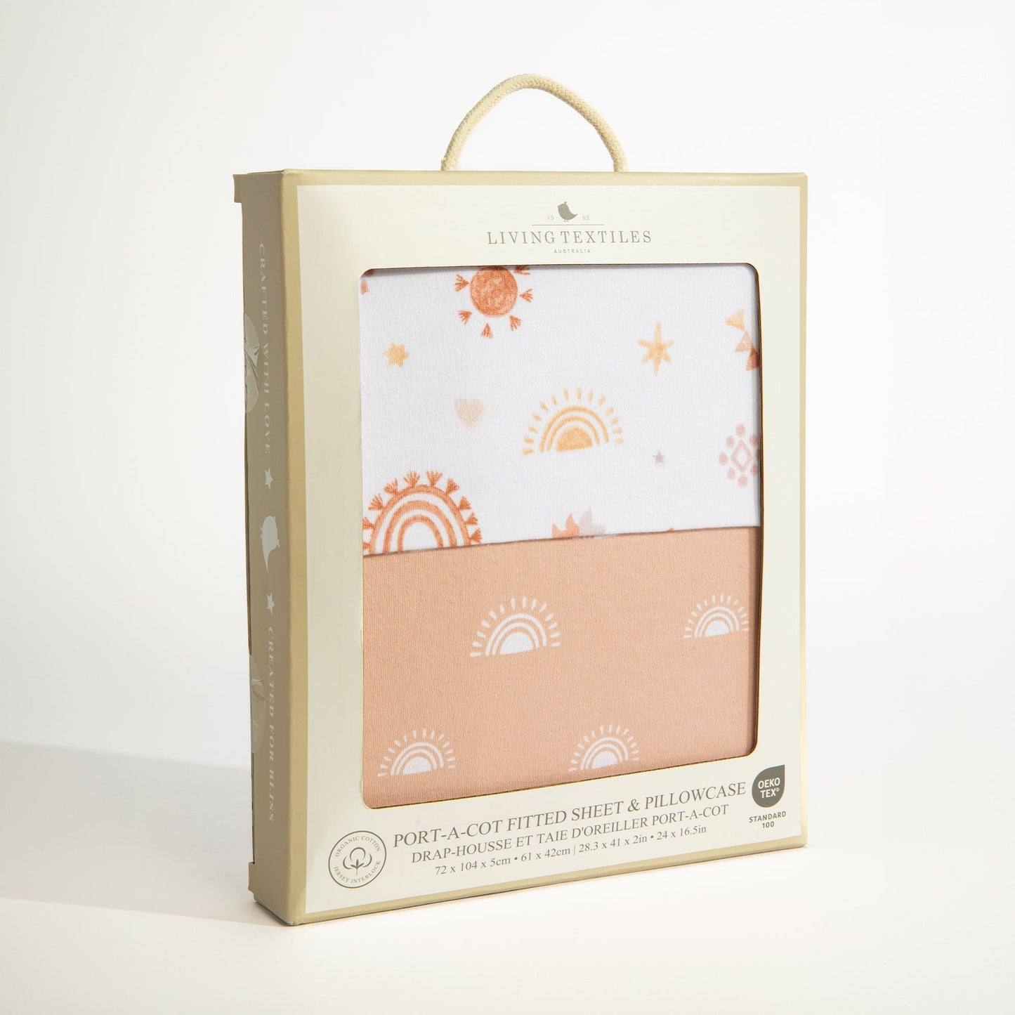 Organic Port-a-Cot Sheet & Pillowcase